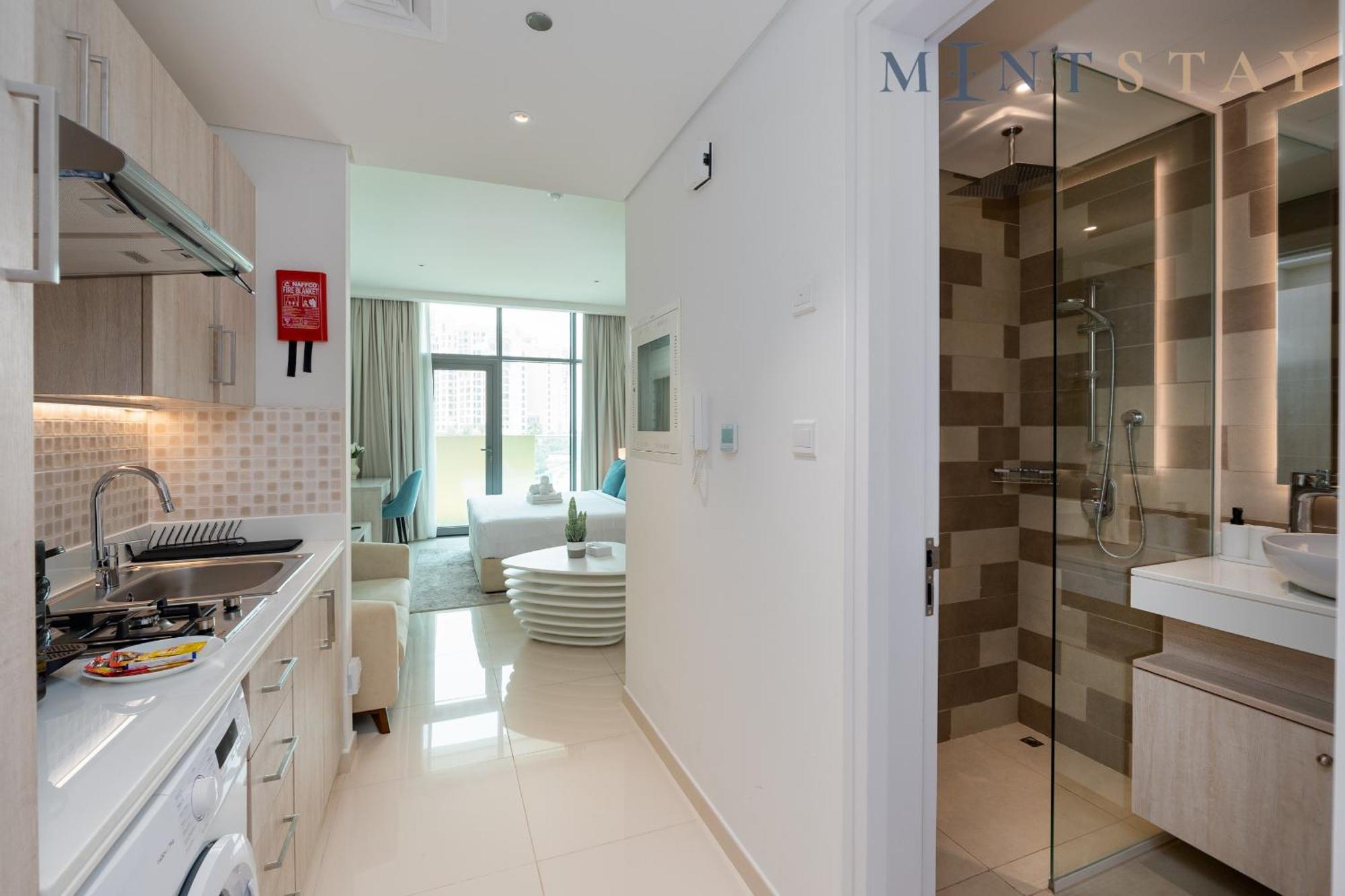 דובאי Seven Palm, Palm Jumeirah - Mint Stay מראה חיצוני תמונה