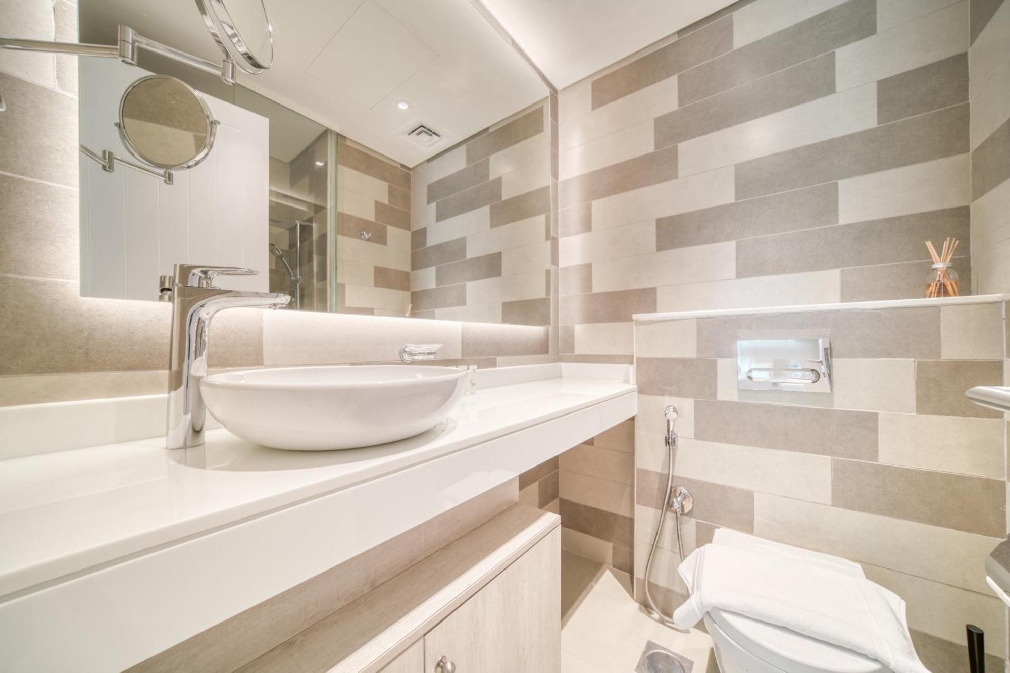 דובאי Seven Palm, Palm Jumeirah - Mint Stay מראה חיצוני תמונה